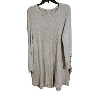 American Eagle Soft Plush Ribbed Long Sleeve Dress